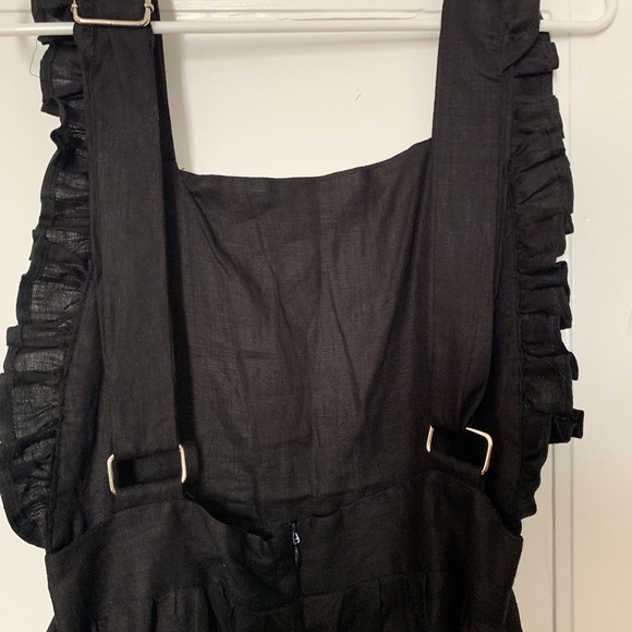 Posse Black Linen Jumpsuit - Picture 5 of 5